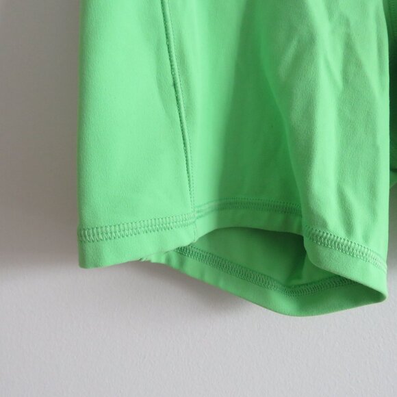ATHLETA Salutation Stash High Rise 5" Short Neon Green Mint Athleisure Gym Sz S - Picture 6 of 12